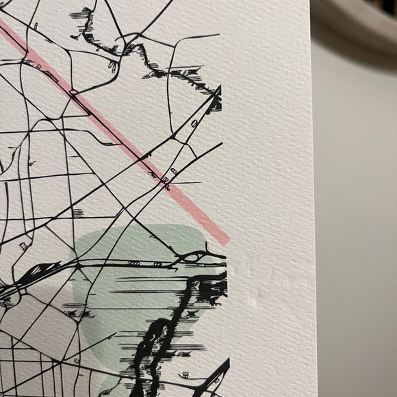 Hi Quality Washington DC Map Art Print - Picture 3 of 5